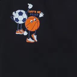 ZIP ZAP ZOOP Boys Graphic Printed Mid Rise Cotton Shorts image 2