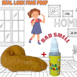 taka saki Fake poop potty toy prank & gag for kids fart spray for bad smell prank fart spray fake poop Gag Toy-picture-14