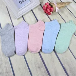 utbhavi Women Printed, Self Design Ankle Length, Peds/Footie/No-Show, Low Cut image 4