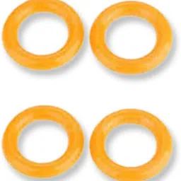 sss Industrial Domestics Sewing Machine Bobbin Winder Yellow Ring Pack of 4 (Yellow) Bobbin Winder Ring image 2