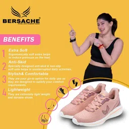 Bersache Premium Sports ,walking,Trending Running Shoes Running Shoes For Women image 2