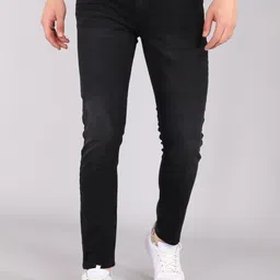 flying machine Men Slim Mid Rise Black Jeans-picture-25