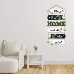 vibecrafts Decorative Artworks Multicolour Engineered Wood Wall Hanging Quotes-picture-24