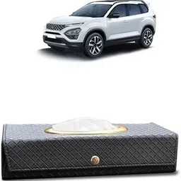 brothertwo Car Tissue Box Holder with 100 Tissue For Tata safari 2021 Onward Vehicle Tissue Dispenser-picture-11