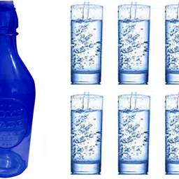 BOTTLE, 6GLASS NDR29 Jug Bottle Glass Set-image-6