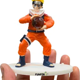 funfob Naruto Action Figure | Mini Size Height -10cm Collectible (With Ball)-picture-24