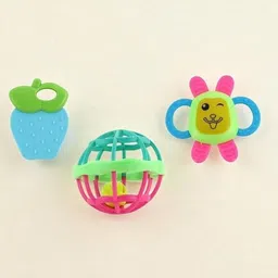 ragvee New Born Baby Toys Rattle kids Rattle (Multicolor) Rattle image 2