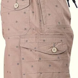 24 street Printed Men Beige Casual Shorts image 3