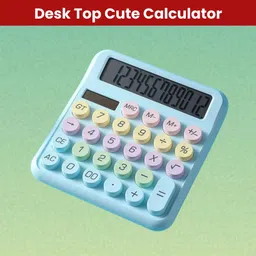 frony Desktop Calculator, 12-Digit Large LCD and Large Buttons for Office, Homes A49 Basic Calculator-picture-13