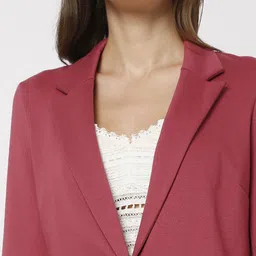 vero moda Women Solid Single Breasted Formal Blazer image 5