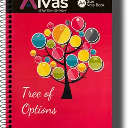 alvas 200 PAGES | A4 Notebook Spiral | Unruled | 200 Pages image 1