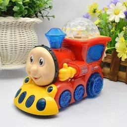 vk emporium Bump and Go Musical Engine Truck Train with 4D Light and Sound Toy image 3