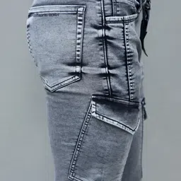 gex Men Regular Mid Rise Dark Grey Jeans image 3