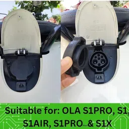 exariogadget Ola S1 Air Scooter Charger Socket Cap TPU Cover Suitable for Ola S1 Air (Socket) Bike Crash Guard image 4