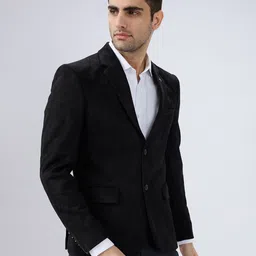 killer Men Solid Single Breasted Casual Blazer image 2