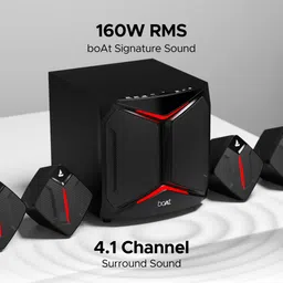 boAt 2000 Pro with Dynamic RGB LEDs, EQ Modes & Master Remote Control 160 W Bluetooth Home Theatre image 2