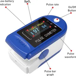 AccuSure CMS50D Finger Tip Advanced Digital Pulse Oximeter Pulse Oximeter image 2