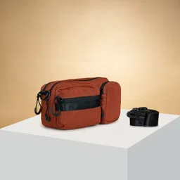 ajile by pantaloons Men Orange Messenger Bag-picture-11