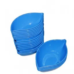 rk tech Plastic Serving Bowl Stylish Plastic Serving Bowl (pack of 6) in blue colour image 5