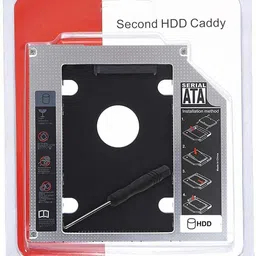 TERABYTE 2nd Hard Drive Caddy, Universal Adapter Tray Enclosure for 9.5 mm CD/DVD Drive 2.5 inch HARD DRIVE ENCLOSURE image 2