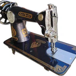 poonam TAILOR MODEL ROUND SEWING MACHINE TOP/ HEAD ONLY METALIC GREY Manual Sewing Machine image 2