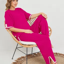 jahal fashion Tshirt Pant Co-ords Set image 4