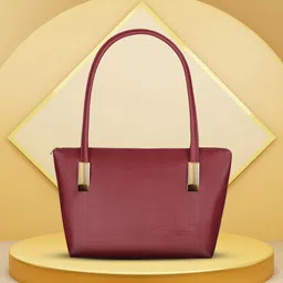 Women Maroon, Gold Pouch Potli-image-59