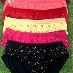 fanmade Pack of 6 Women Hipster Multicolor Panty-picture-37