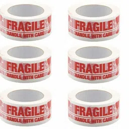 hippo single na Fragile Handle With care Printed Cello Tape (Manual)-picture-28