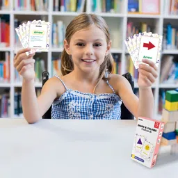 festiko 1 Set of 30 Pcs Shapes & Colours Flashcards for Kids image 4