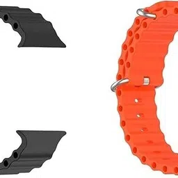 Suthar's Watch Strap Nylon Loop compatible with Ptron T800 Ultra Smartwatch Pack of 2 20 mm Rubber Watch Strap image 2