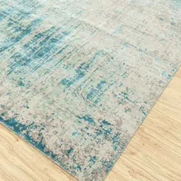 Beige Abstract Wool 4 ft x 6 ft Hand Knotted Carpet by Jaipur Rugs-image-65
