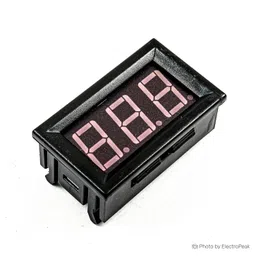 Red 0.56inch AC220V Two Wire AC Voltmeter 70V ~ 500V image 1