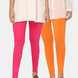 TSG Bliss Women Pack Of 2 Solid Ankle-Length Leggings-image-20
