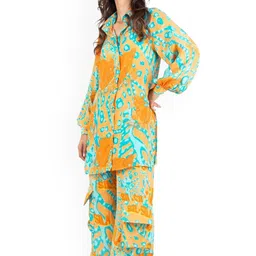 SIL SILA Printed Long Sleeve Shirt & Trouser Co-Ords-picture-27