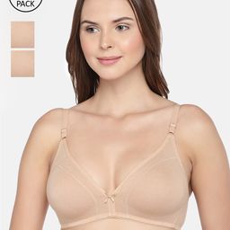 Inner Sense Nude Solid Set of 3 Organic Cotton Sustainable Everyday Bra ISB099-image-30