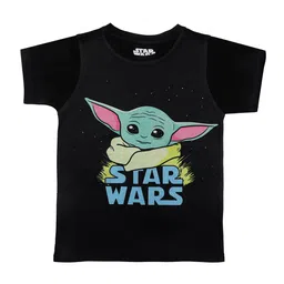 Star Wars by Wear Your Mind Boys Black Star Wars Printed Round Neck T-shirt-picture-22