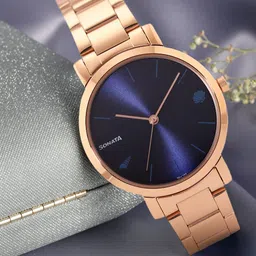 Sonata Women Blue Bracelet Style Analogue Watch NN8164WM01-picture-7