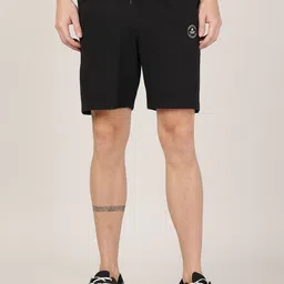 MERCHANT MARINE Men Black Outdoor Sports Shorts-picture-13
