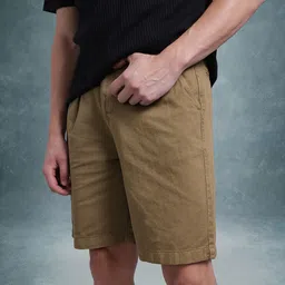 The Roadster Life Co. Men Pure Cotton Relaxed Fit Chino Shorts-image-46