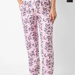 NOIRA Women Pack Of 2 Printed Straight Leg Lounge pants-image-39