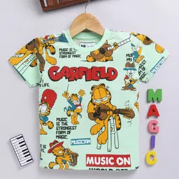 YK X Minute Mirth Boys Garfield Printed T-shirt-picture-10
