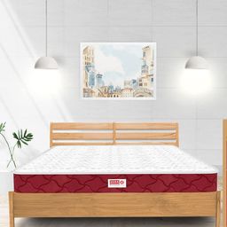 USHA SHRIRAM Maroon Quilted Orthopedic SingleMattress-picture-14