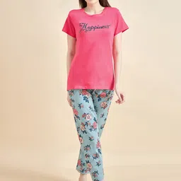 ETC Women Floral Printed Night suit-picture-32