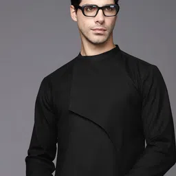 Indo Era Men Band Collar Kurta-image-83