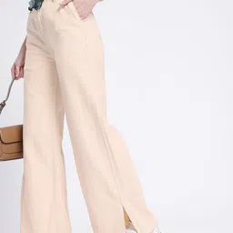 glitchez Women Urban Cool Wide Leg High-Rise Slit Jeans-image-57