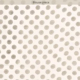 Taavi Ethnic Motifs Pure Cotton Hand Block Print Saree image 5