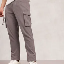 Nautica Men Smart Pure Cotton Cargos Trousers-picture-37