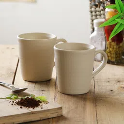 MIAH Decor Set of 2 Cream-Coloured Solid Ceramic Set-picture-22