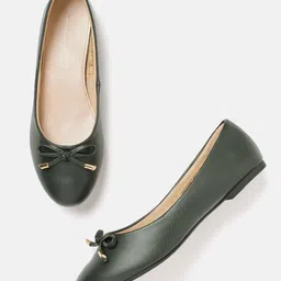 Van Heusen Woman Open Toe Flats with Bow Detail-image-52